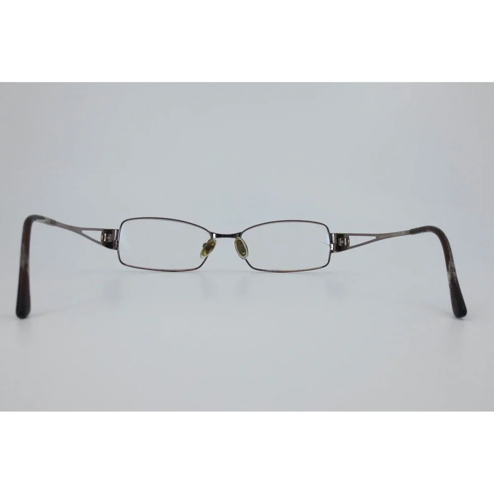 Versace Mod 1117-B Bronze Medusa Rectangular Eyeglasses Frames Italy 135